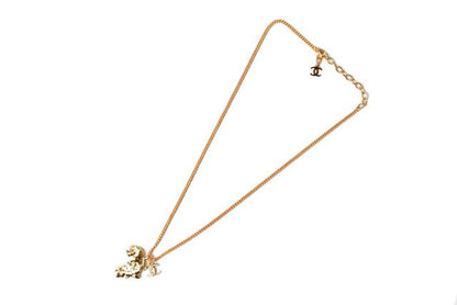 Chanel Necklace Pendant Chain Ladies Men's Chanel Africa Motif Coco Mark CC