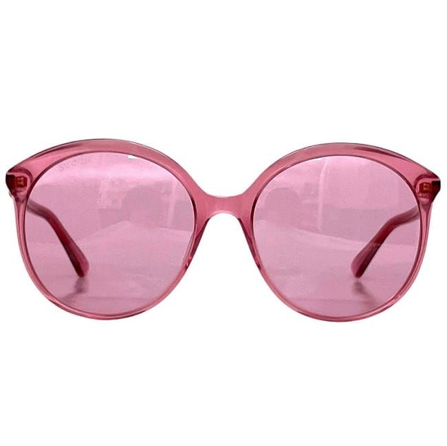 Gucci Sunglasses Pink Gg0257s Excellent Condition Plastic Preowned