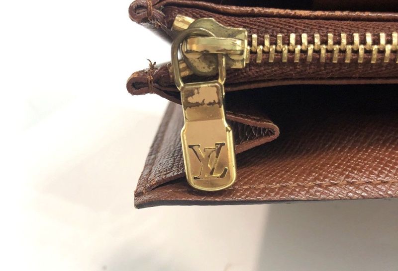 Louis Vuitton M61725 Porte Monet Cles Di Long Wallet Preowned 005888