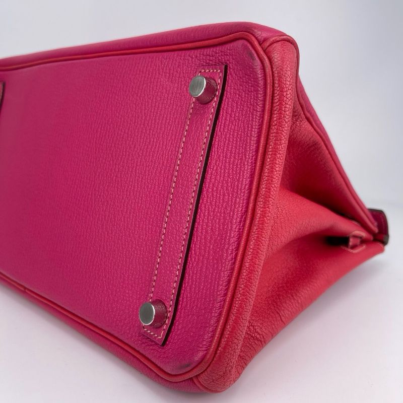 Hermes Birkin 30 Handbag Togo Framboise
