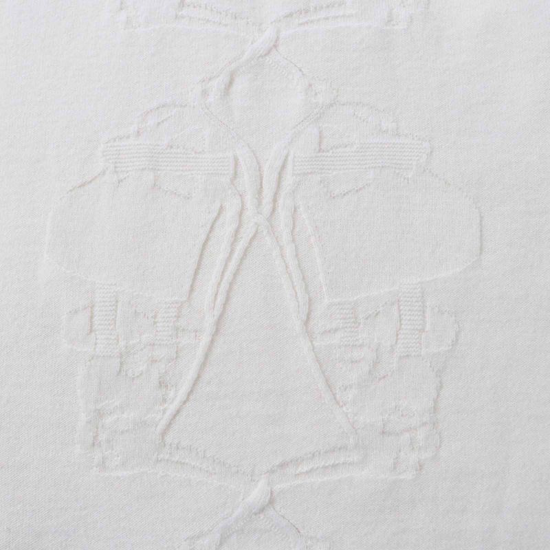 Hermes 21AW Brides De Gala Wool Cashmere Blend Long Sleeve V-neck Knit Dress