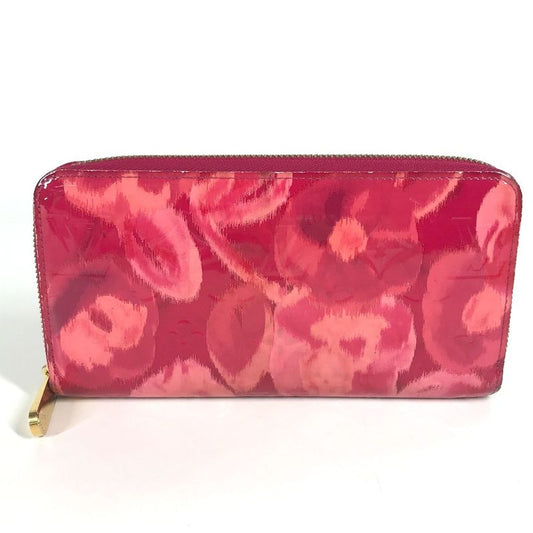 Louis Vuitton Long Zippy Wallet M90019 Patent Leather Rose Andian Pink
