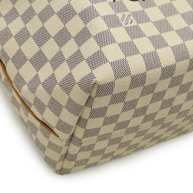 Louis Vuitton Damier Azure Platins Soleil Cabas PM Tote Bag Shoulder Bag Semi