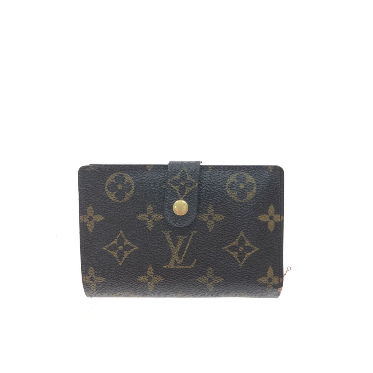 Louis Vuitton Women's Bifold Wallet Clasp Monogram Portomone Viet Viennois