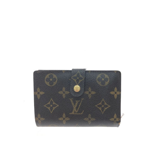 Louis Vuitton Women's Bifold Wallet Clasp Monogram Portomone Viet Viennois