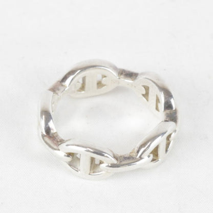 Hermes Chaine D'ancre Ancienne PM #56 Ring Silver 925 Ladies