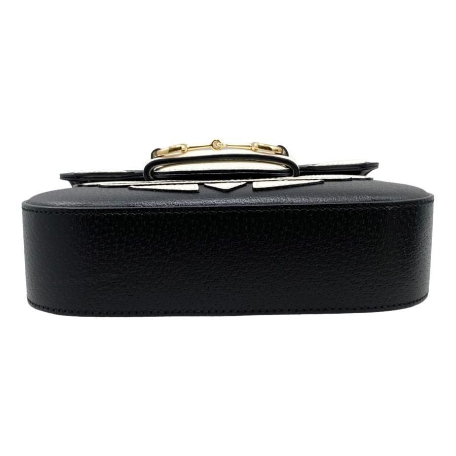 Gucci X Adidas Collaboration Shoulder Bag Horsebit Mini Bag 658574 Logo Black