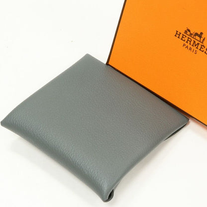 Hermes Coin Case Bastia Evercolor Grimisty Silver Hardware
