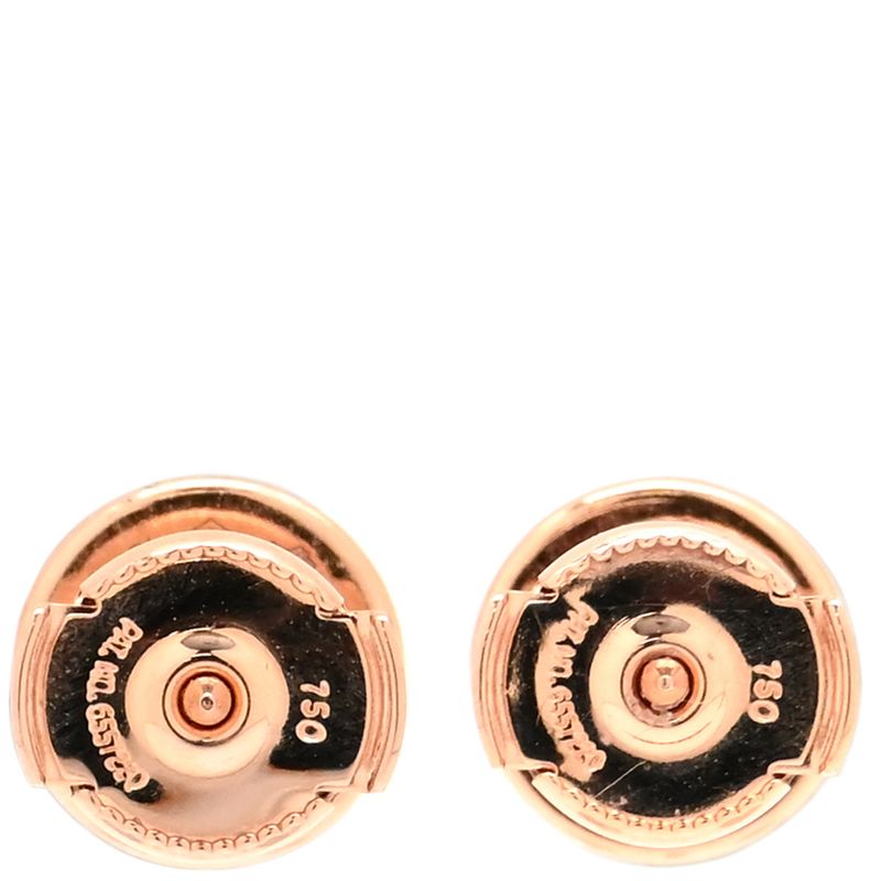 Hermes Earrings Exlibris TPM 18k Pink Gold Pink Gold Au750 Rose Gold [box