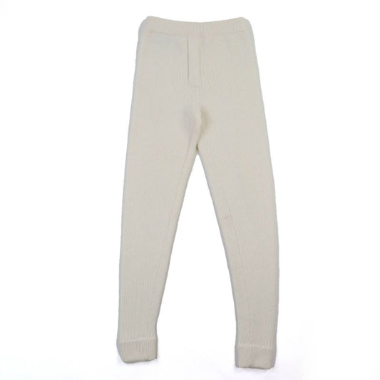Gucci 758097 Wool Knit Pants With Logo Bottoms White S Genuine