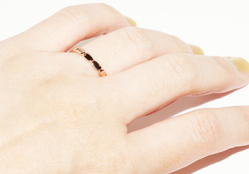 Chanel 18K Pink Gold Premiere Promes Wedding Ring