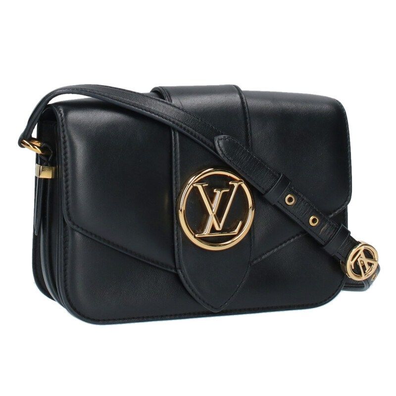 Louis Vuitton M55948 Pont9 LV Pont Neuf Smoo Scuff Zar Noir Black Shoulder Bag