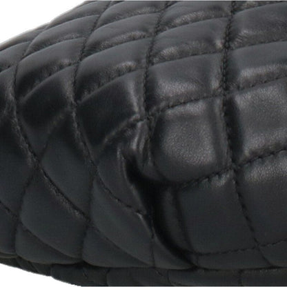 Chanel Lambskin Coco Mark Matelasse Chain Body Bag Women