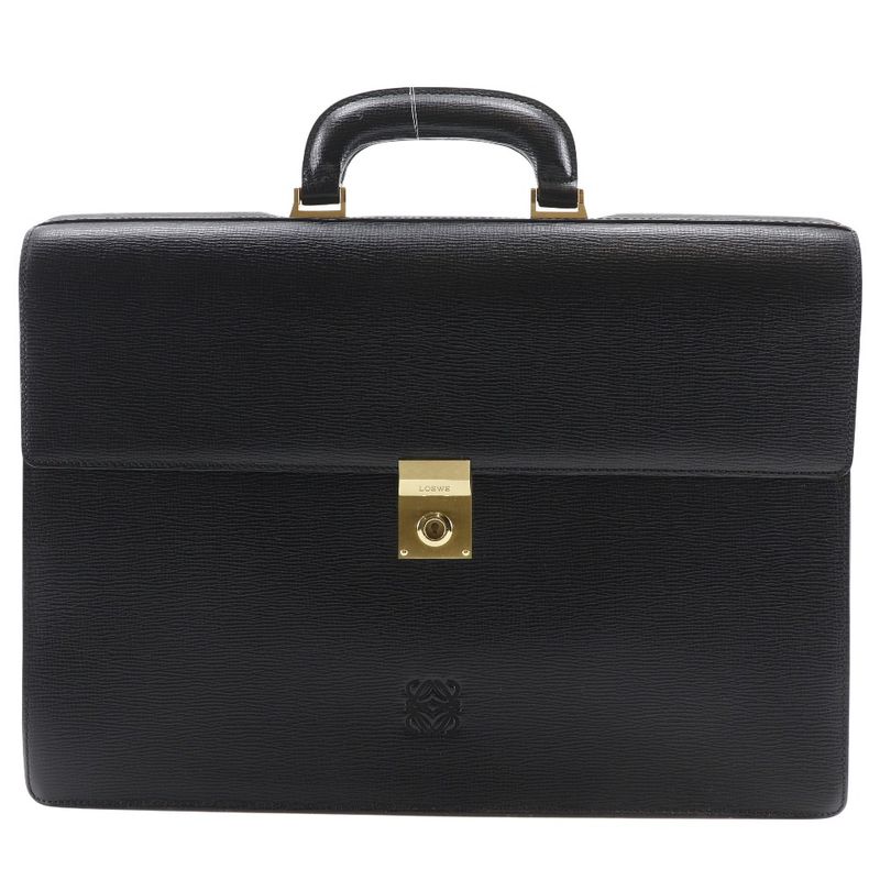 Loewe Anagram Vintage Calf Black Men's Business Bag
