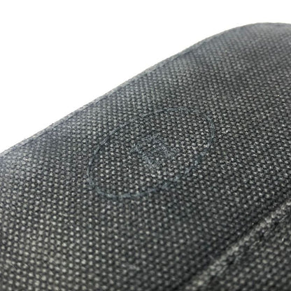 Hermes Cosmetic Pouch Bolide Pouch Mini Canvas Black