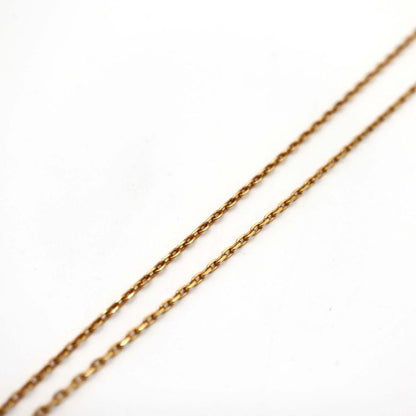 Hermes Necklace Eau Kelly Canadé Gold Color Black Accessories H17627