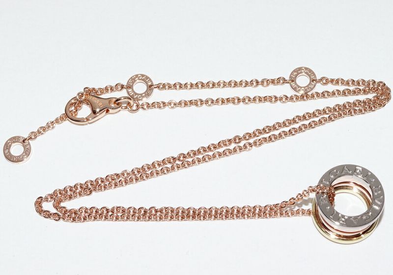 Bulgari Pendant Necklace Bzero1 18K Yellow Gold 18K White Gold 18K Pink Gold