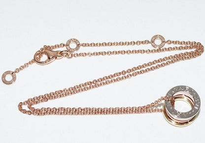 Bulgari Pendant Necklace Bzero1 18K Yellow Gold 18K White Gold 18K Pink Gold