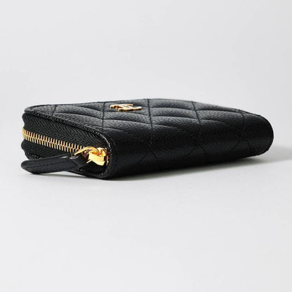 Chanel Coin Case Classic ZIP COIN Purse Black