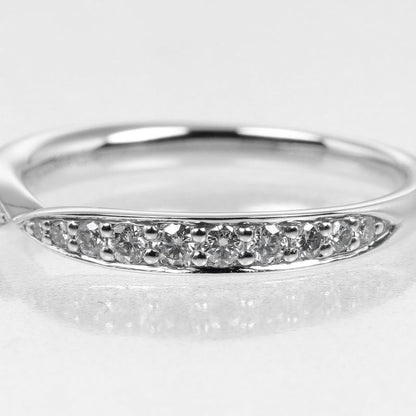 Tiffany & Co Harmony Pt950platinum And Diamonds #6.5 Ladies 2.44g Ring