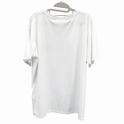 Celine White Size L Loose Fit Logo Print 2x764671q Apparel Cut And Sewn Men's