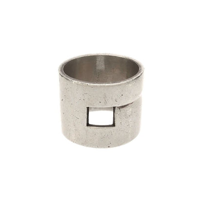 Gucci Square Cut Silver Ring Silver About Size 15