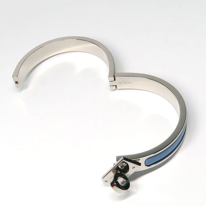 Hermes Mini Click Kelly Enamel Bracelet Chardon Palladium Ladies