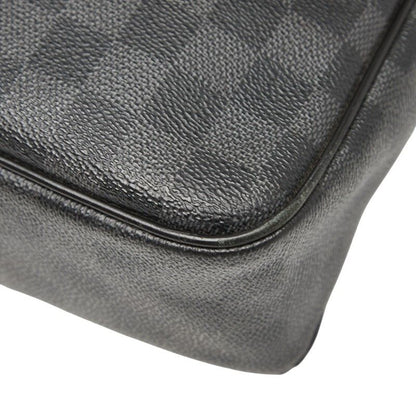 Louis Vuitton Damier Graphite Daniel MM Crossbody Shoulder Bag N58029 Black PVC