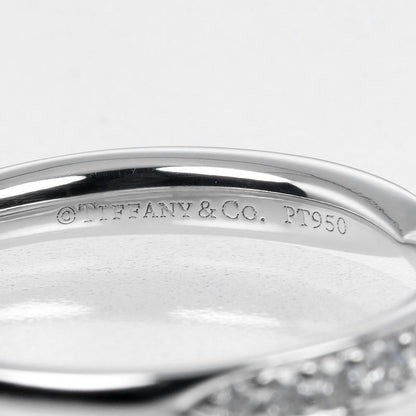 Tiffany & Co Harmony Pt950platinum And Diamonds #6.5 Ladies 2.44g Ring