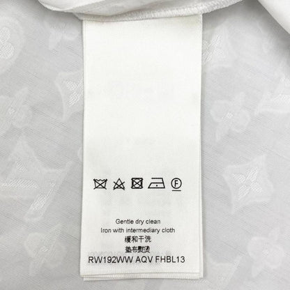 Louis Vuitton Shirt Sleeveless Ruffle Blouse Rw192ww Aqv Fhbl13 Size 34