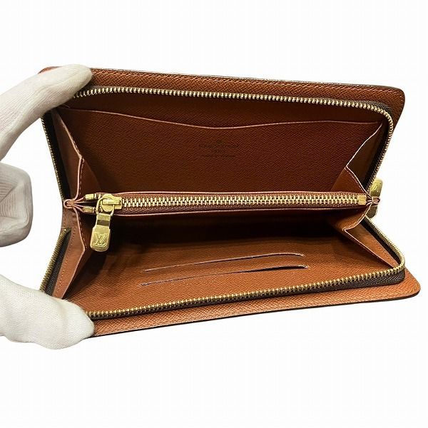 Louis Vuitton Monogram Porte Monet Zip M61727 Long Wallet Unisex