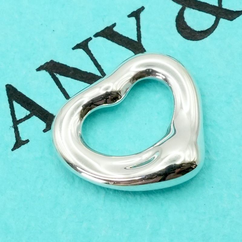 11mm (0.43in) Tiffany & Co Open Heart Pendant Top 25-651s