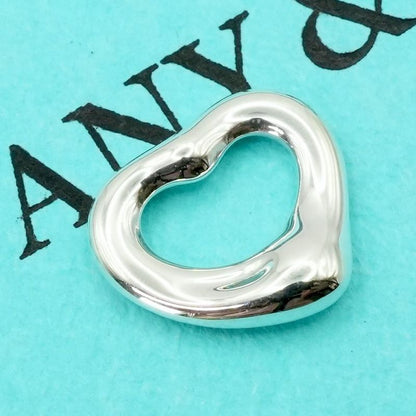 11mm (0.43in) Tiffany & Co Open Heart Pendant Top 25-651s