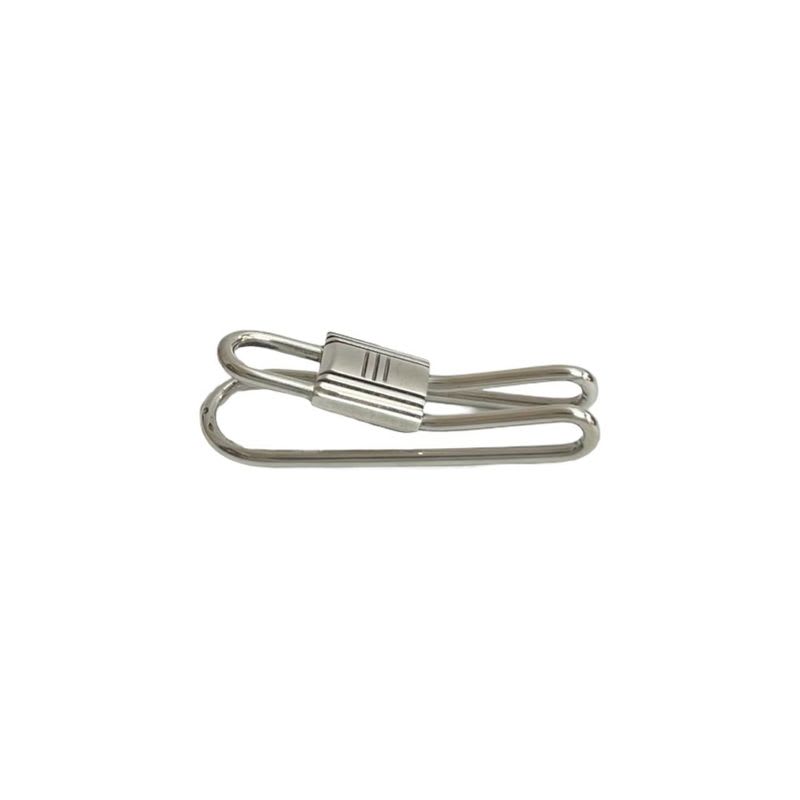 Hermes Cadena Motif Money Clip Silver 925 Bill Scissors