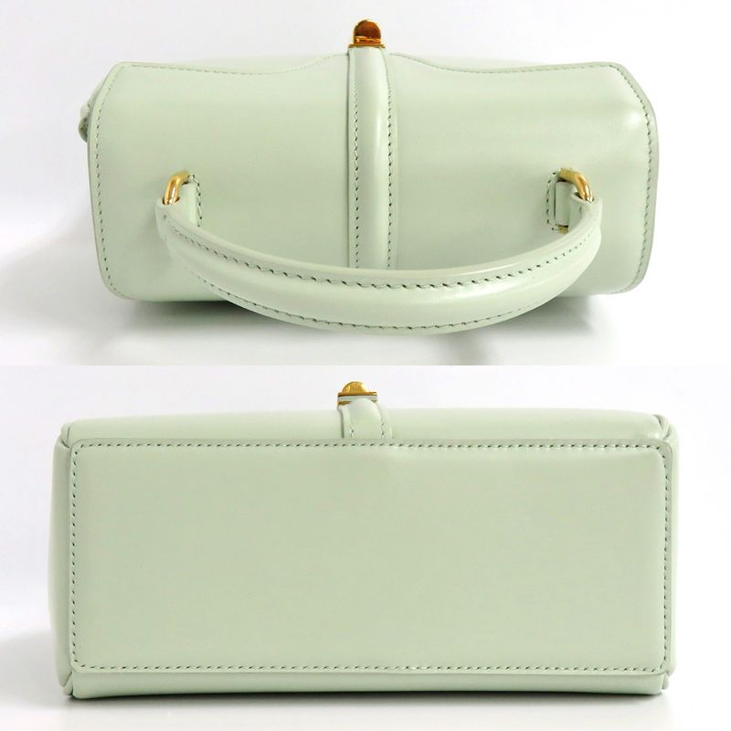 Celine Mini 16 Seise 197983bey.29ja Jade Calfskin 2way Handbag