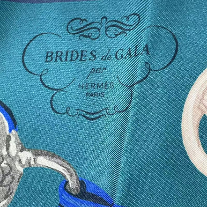 Hermes Scarf Twilly Silk Blue