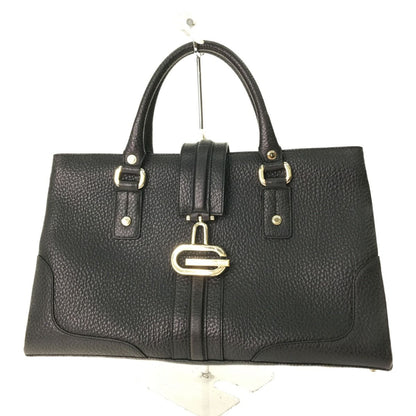 Gucci Women's Gold Hardware Handbag All Leather 131325 Black