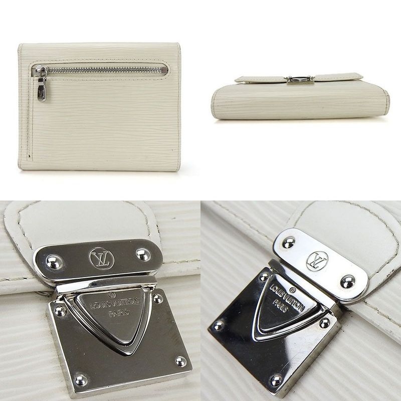 Louis Vuitton Trifold Walletportefeuille And Koalam5801jepi Ivoire White