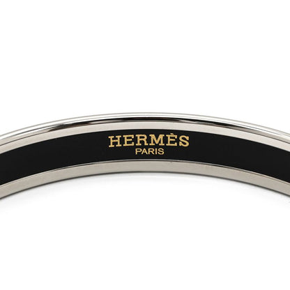 Hermes Bangle Emile PM Metal Cloisonne Multicolor and Silver Hardware