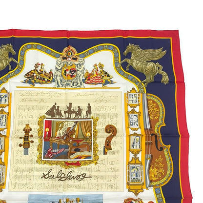 Hermes Carre 90 In Salzburg At Salzburg Scarf Silk Red