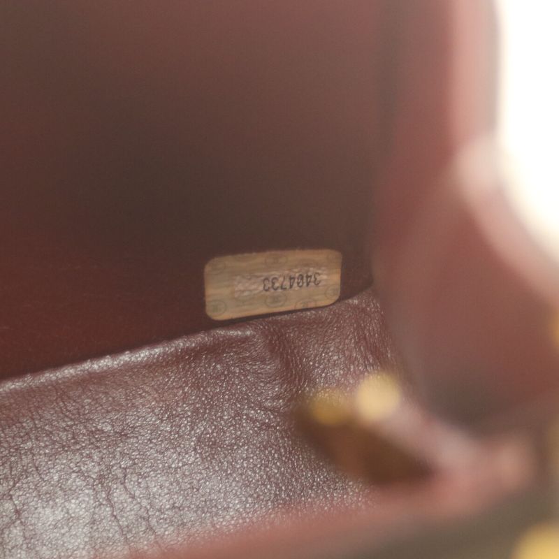 Chanel No 3 Black Lambskin Ghardware Mini Matelasse 17 Chain Shoulder Bag Black