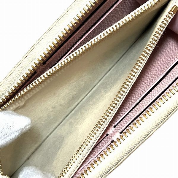 Louis Vuitton Damier Azure Portefeuille Cles Mans N61264 Round Zip Long Wallet