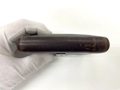 Gucci Leather Bifold Wallet 035.2778.1965 Dark Brown Made In Italy