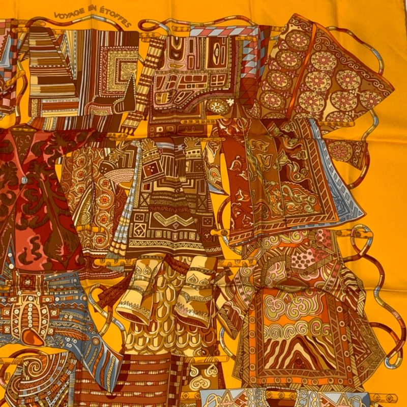 Hermes Scarf Carre 90 Voyage En Etoffes A Journey Through The Fabrics Of The