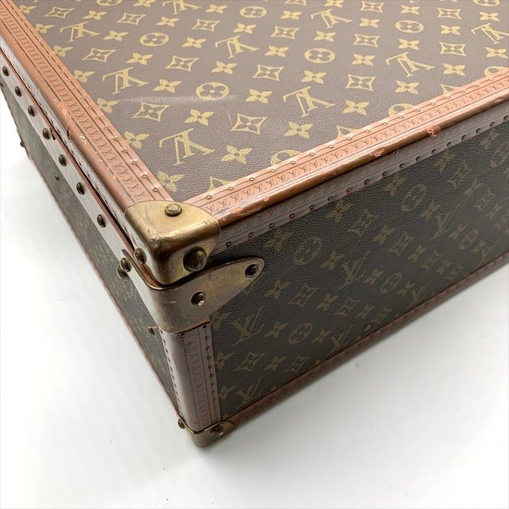 Louis Vuitton Monogram Alzer 65 Vintage Trunk Case 