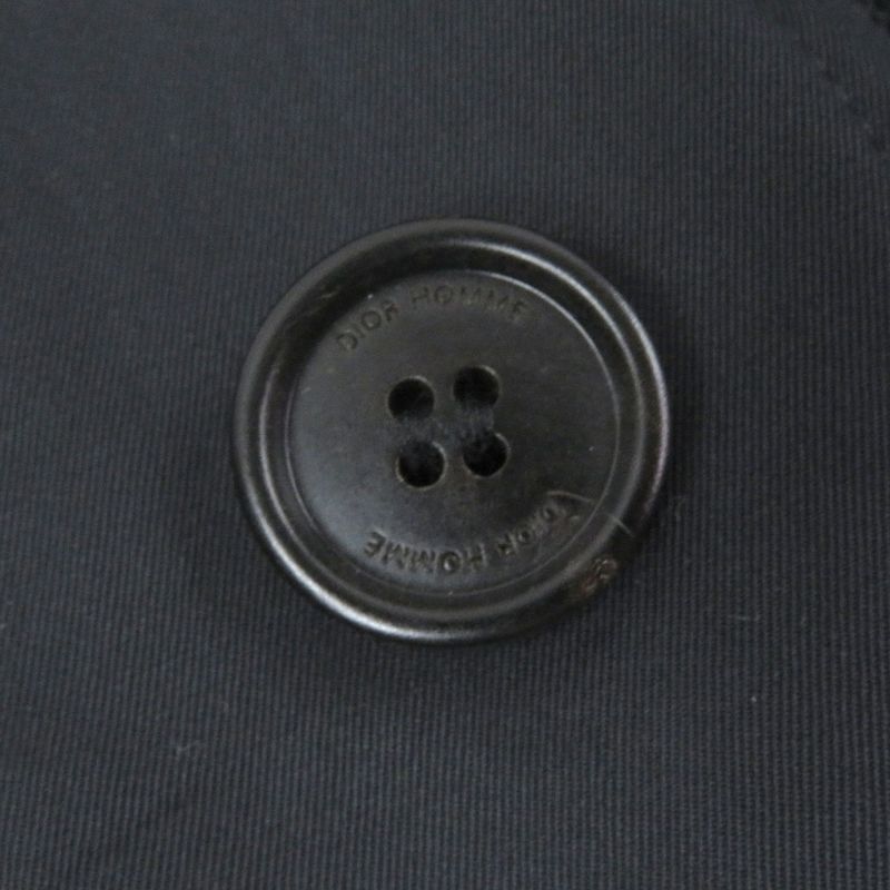 DIOR Homme DIOR Homme 363c357z2175 Stencil Collar Coat With Logo Button