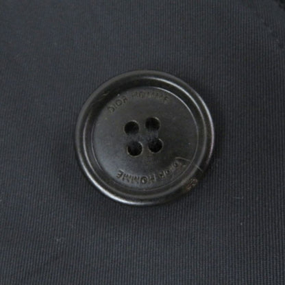 DIOR Homme DIOR Homme 363c357z2175 Stencil Collar Coat With Logo Button