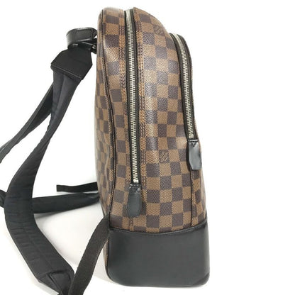 Louis Vuitton Backpack Sac Jake N41558 Damier Canvas Black Brown