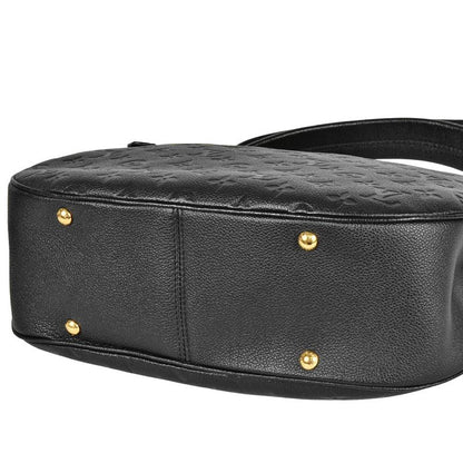 Louis Vuitton Spontini 2WAY Shoulder Bag Monogram Empreinte M42819 Black Gold