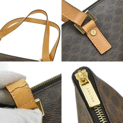 Celine Shoulder Tote Bag PVC Leather Brown 69ka948